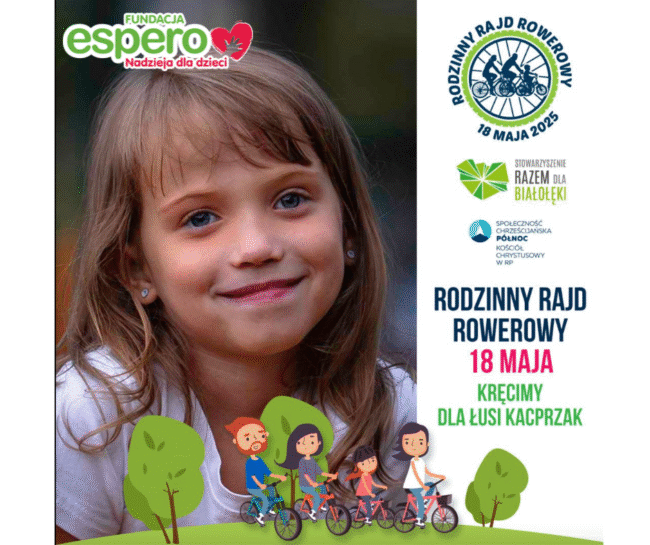 Rajd rowerowy dla Łucji